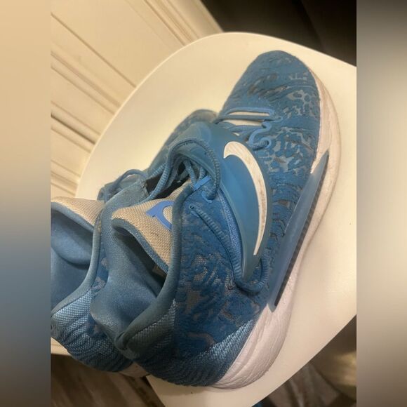 Nike KD14 TB University Blue/White Basketball Shoes DM5040-405 US Men Size 11.5 - Picture 2 of 13